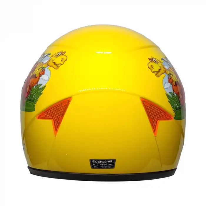 PRO HELMETS SY118 FULL FACE ÇOCUK KASKI DINO YELLOW - SARI -