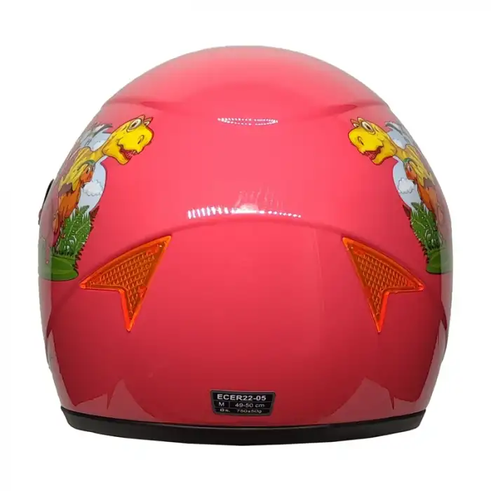 PRO HELMETS SY118 FULL FACE ÇOCUK KASK DINO PINK - ROSE GOLD