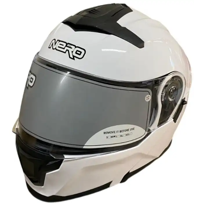 NERO KASK ÇENE AÇILIR 912 BEYAZ BEYAZ