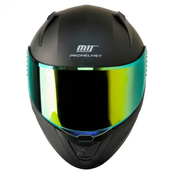 MTS 810 FULL FACE MAT SİYAH - GOLD KASK