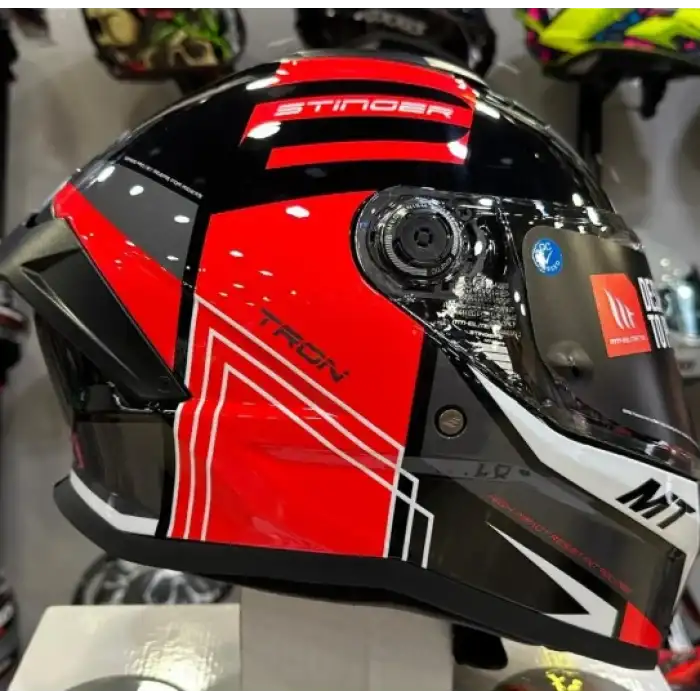 MT STINGER 2 TRON B15 GLOSS KAPALI KASK TRON B15