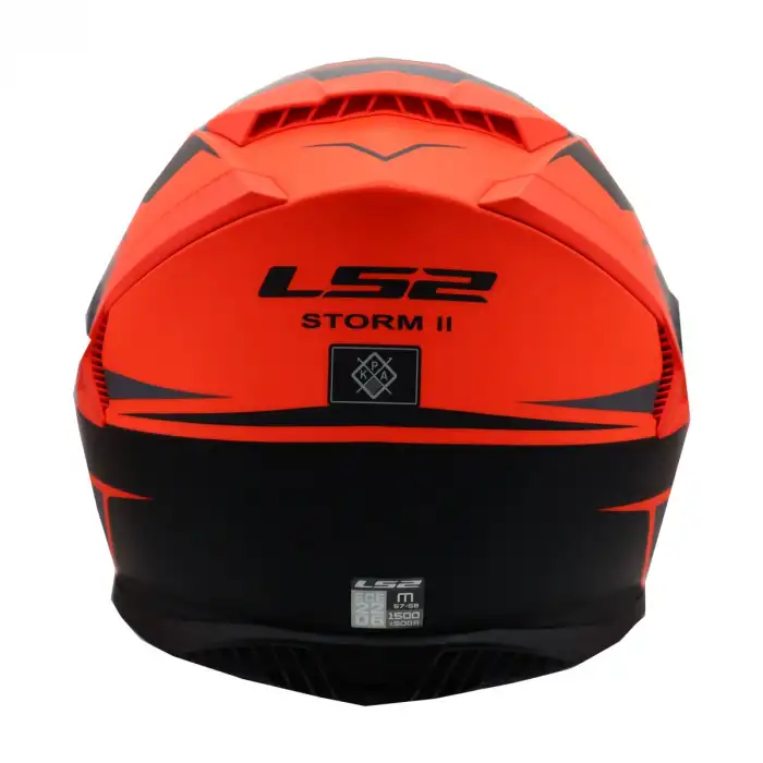 LS2 STORM 2 FIST KASK MAT TURUNCU - SİYAH