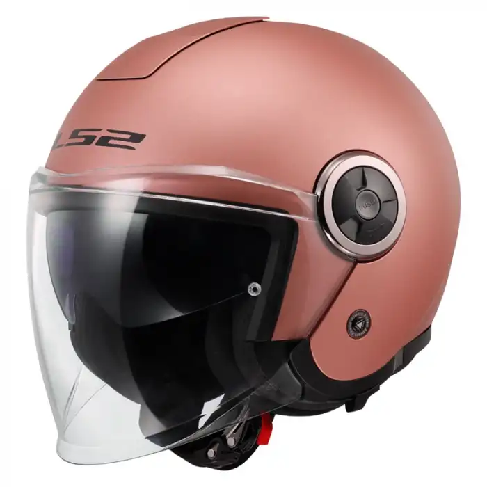 LS2 CLASSY MAT GOLD PEMBE KASK MAT GOLD - PEMBE