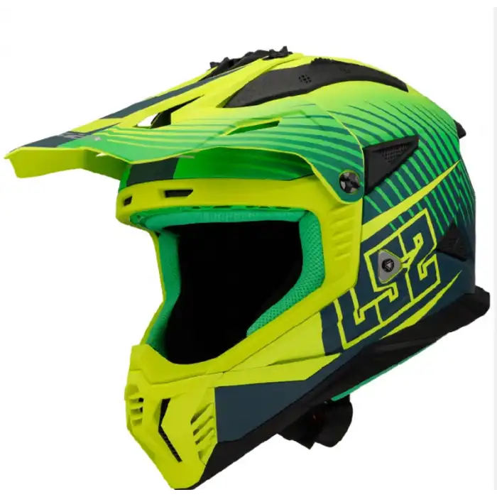 LS2 FAST 2 DUCK YEŞİL-NEON SARI KASK YEŞİL - NEON SARI