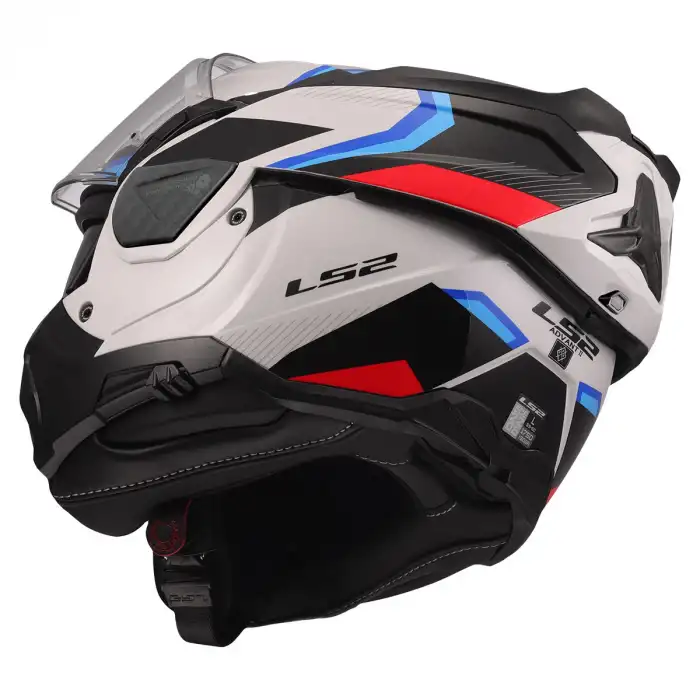 LS2 ADVANT 2 TRIPLE GRİ-KIRMIZI-SİYAH-TURKUAZ KASK BEYAZ - MAVİ - KIRMIZI - SİYAH