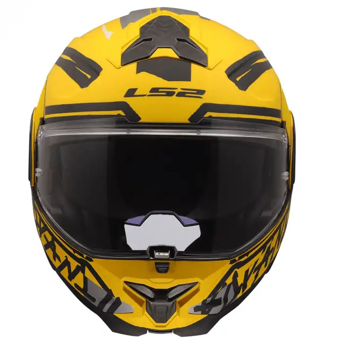 LS2 ADVANT 2 TAPE MAT SARI-SİYAH KASK  MAT SARI - SİYAH