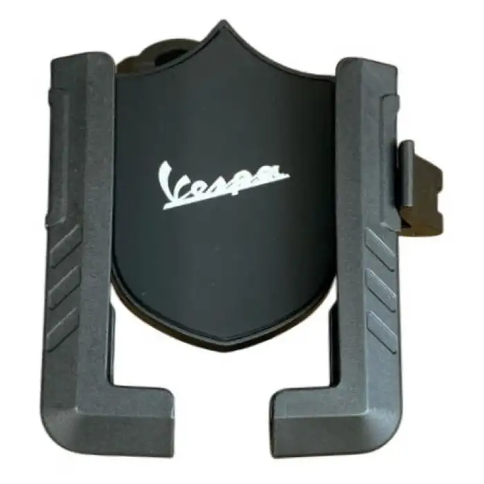 VESPA - AYNA KOLU BAĞLANTILI TELEFON TUTUCU YANDAN KİTLEMELİ (TİTREŞİM MODÜLLÜ)