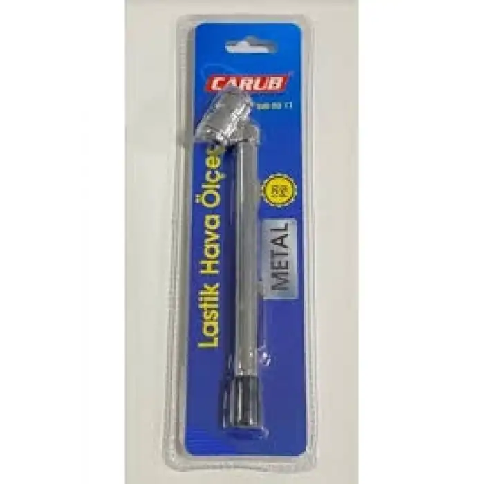 CARUB LASTİK HAVA BASINÇ ÖLÇER (10-120 PSİ) (MEKANİK) (METAL)