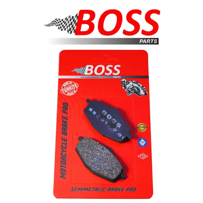 DİSK BALATA YBR E.M. MT125 - RKS FRECCİA ARKA - VRS BOSS KIRMIZI