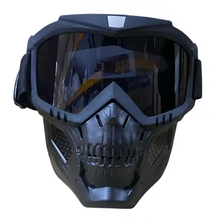 JET KASK MASKESİ ŞEFFAF KURU KAFA (SRC)