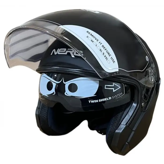 NERO KASK ÇENESİZ 528 MAT SİYAH