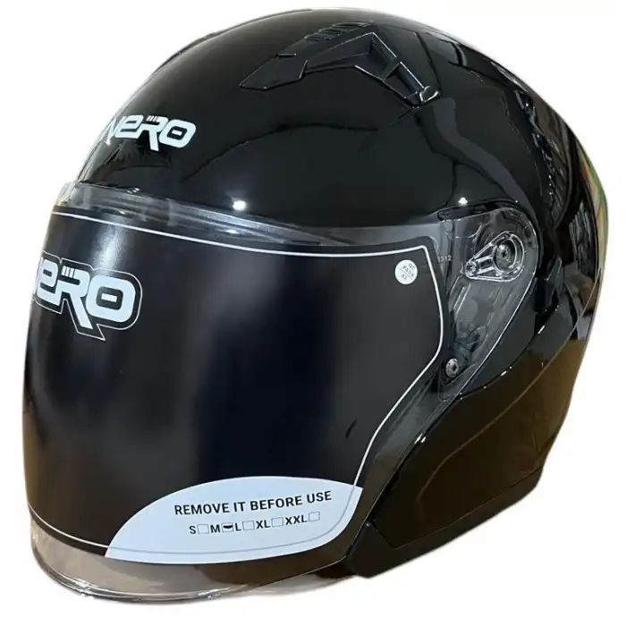 NERO KASK ÇENESİZ 528 SİYAH
