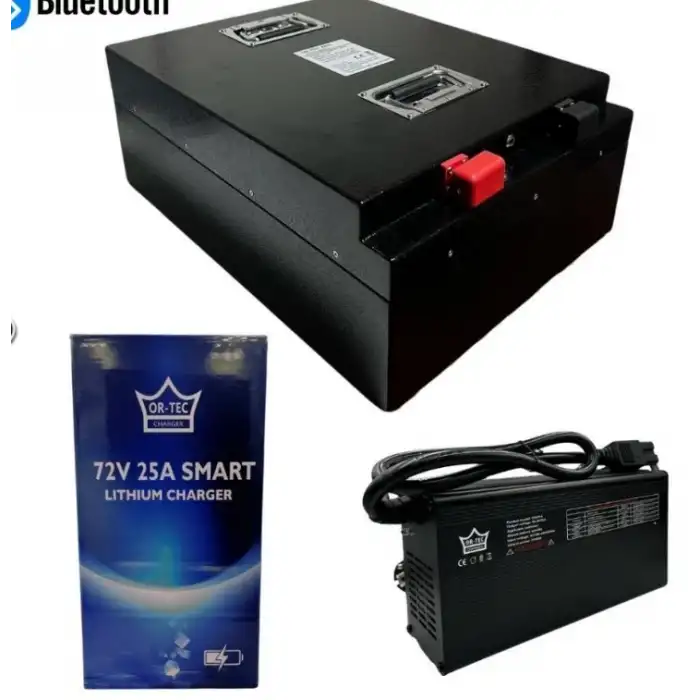 LİTYUM 72V 100 AH AKÜ + ŞARJ CİHAZI E-BİKE KÜÇÜK 4 TEKER ARABALAR VE KASALI BÜYÜK MOTORLAR İÇİN