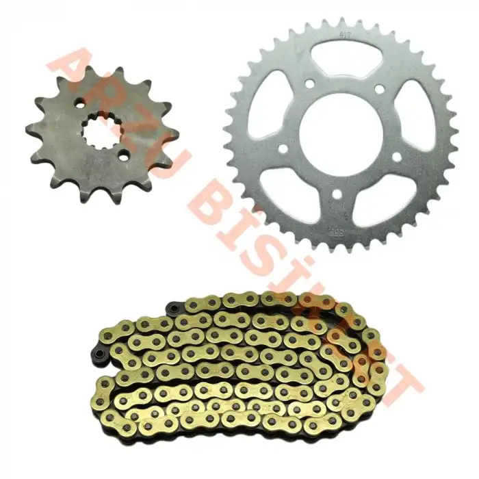 ÖN - ARKA DİŞLİ SET [14T / 41T] [520-O] 106 BAKLA - CF MOTO NK 250 - SR 250
