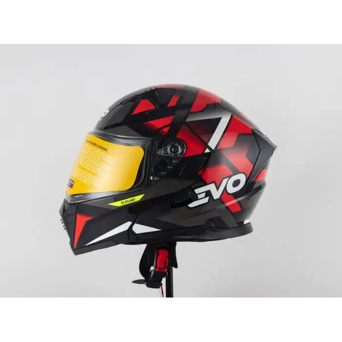 EVO 906 ÇENE AÇILIR KIRMIZI / GRİ / SİYAH KIRMIZI/GRİ/SİYAH