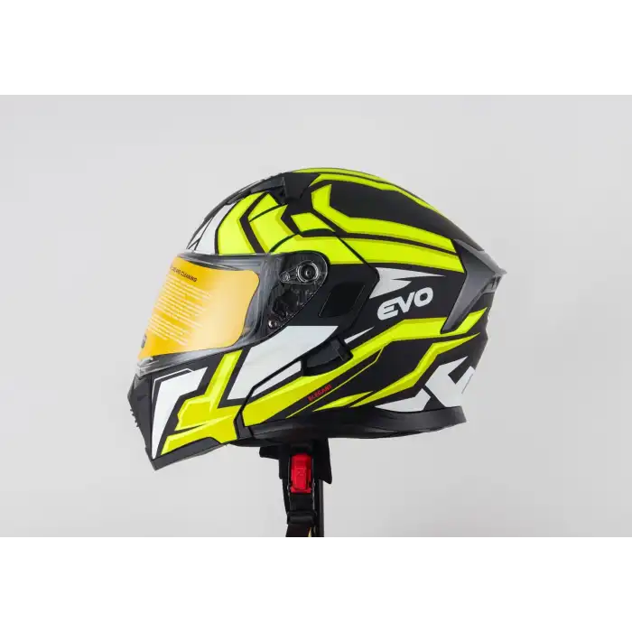 EVO 906 ÇENE AÇILIR MAT SİYAH / SARI MAT SİYAH/SARI