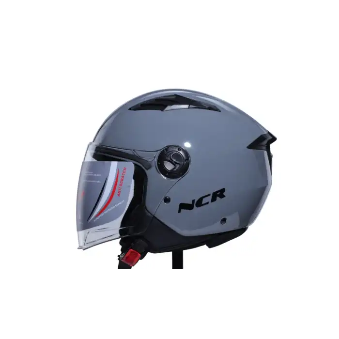 KASK ÇENESİZ VİZÖRLÜ NCR 236 ECE BELGELİ - NARDO GRİ NARDO GRİ