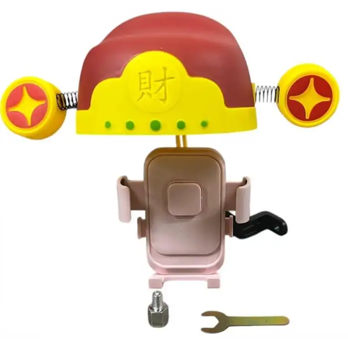 TELEFON TUTUCU AYNA BAĞLANTILI 102 PEMBE ŞAPKALI