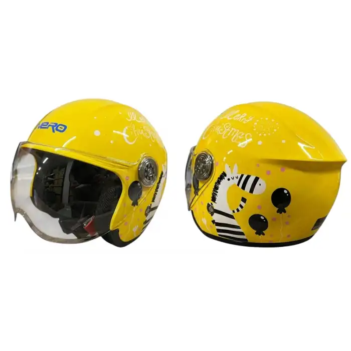 NERO ÇOCUK KASK ÇENESİZ 601 SARI (M)