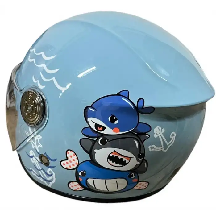 NERO ÇOCUK KASK ÇENESİZ 601 MAVİ (M)