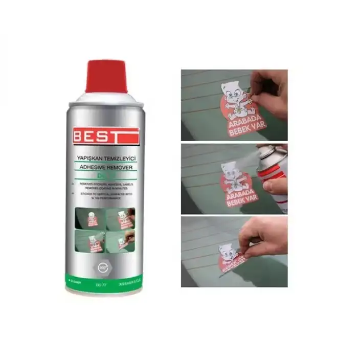 BEST DC-77 STİCKER FOLYO YAPIŞKAN TEMİZLEME SPREYİ