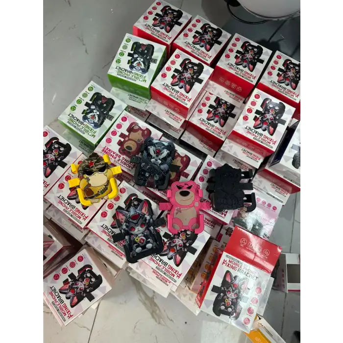 OTOMATİK KİLİTLİ FİGÜRLÜ TELEFON TUTUCU