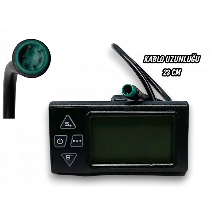 E-BİKE KİLOMETRE SAATİ DİGİTAL GÖSTERGELİ 5 PİN  SKYJET NİTRO PRO-4  UNİVERSAL FATBİKE