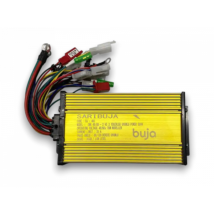 AKILLI BEYİN 48V 60V 35 AH 500W SARI BUJA ( UZUN MENZİL VE HIZ)