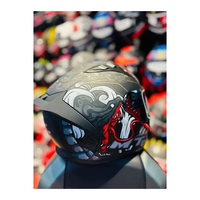 MTS PRO HELMETS M-801 MYTH GREY FULL FACE MOTOSİKLET KASKI