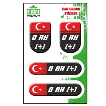 KAN GURUBU SİYAH DÖRTLÜ ETİKET 0 RH+