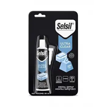 SELSİL PLASTİK YAPIŞTIRICI ULTRA CLEAR 50 ML TÜP