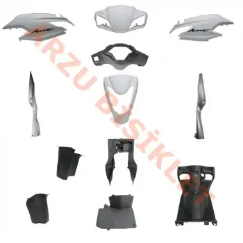 KAPORTA SET FUL [BEYAZ] [YENİ MODEL] HONDA ACTIVA S