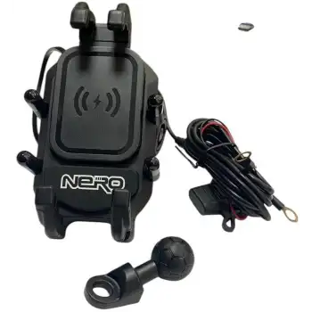 NERO - ( ŞARJLI W-707 ) AYNA BAĞLANTILI TELEFON TUTUCU (TİTREŞİM MODÜLLÜ)