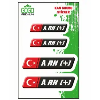 KAN GURUBU SİYAH DÖRTLÜ ETİKET A RH+