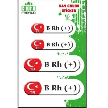 KAN GURUBU BEYAZ DÖRTLÜ ETİKET B RH(+)