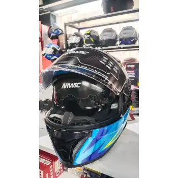 ARWİC AR939 PRO BLUE FULL FACE KASK MAVİ