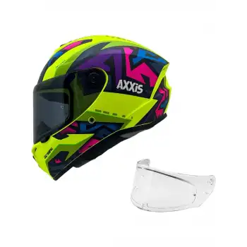 AXXIS DRAKEN S JOLLY C3 MAT FLUO SARI KASK MAT FLUO YELLOW