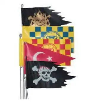 BAYRAK DİREĞİ (PVC) AYYILDIZ