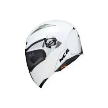 MOTOR KASK ÇENE AÇILIR GÖZLÜKLÜ NCR - 158 BEYAZ