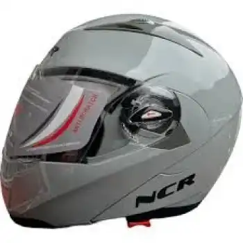 MOTOR KASK ÇENE AÇILIR GÖZLÜKLÜ NCR - 158 COOL GRİ