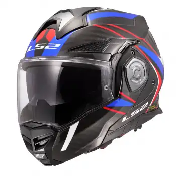 LS2 ADVANT X KARBON FUTURE II BEYAZ-MAVİ KASK