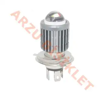 H4 TİPİ AMPUL [ BEYAZ IŞIK ]  MERCEKLİ