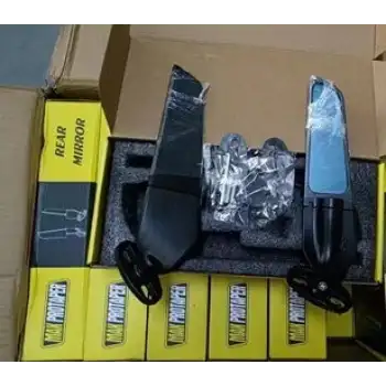 AYNA [MODİFİYE] ÇİFT VİDA H3297 MAVİ CAMLI UZUN H2R