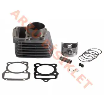 SİLİNDİR KOMPLE 13 PERNO 250cc CG  [65,5 mm] [BOY : 76 mm] [YÜKSEK PETEK]