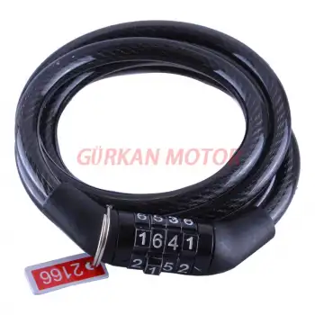 HALAT KİLİT 4 LÜ ŞİFRELİ 8*100 CM  RECTUS