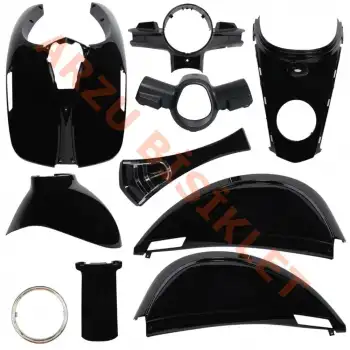 KAPORTA SET [BOYALI AKSAM] [SİYAH] - KUBA BLUEBERRY