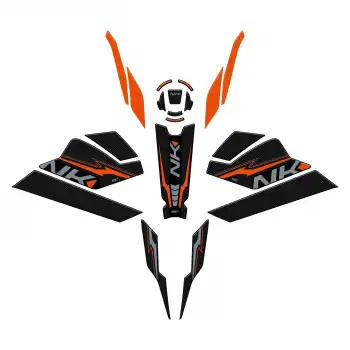 GP KOMPOZİT CF MOTO 250 NK 2023 -2024 UYUMLU FULL PAD SETİ TURUNCU