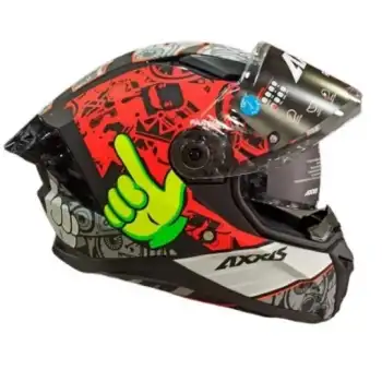 AXXIS PANTHER SKETCH C6 MAT KIRMIZI KASK MAT KIRMIZI