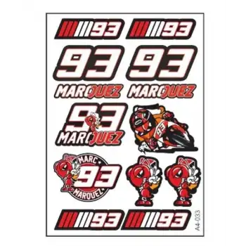 A4 STİCKER TEK PAKET ÇOKLU KIRMIZI 93