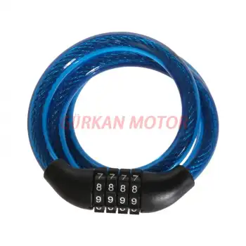 HALAT KİLİT 12*80 CM 4LÜ DEĞİŞTİRİLEBİLİR ŞİFRELİ